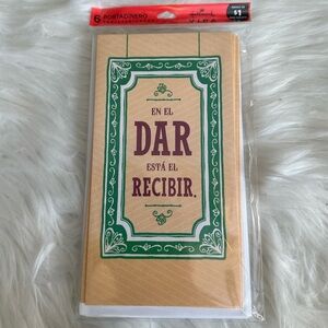 🧡10/$10 Decorative Spanish Money Holder Set